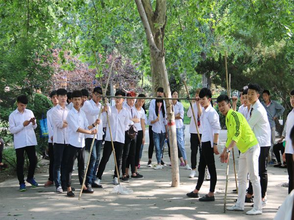 公园团队协作拓展训练